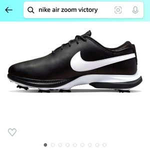 Nike Air Zoom Victory (tour), 9.5 mens, Black/White